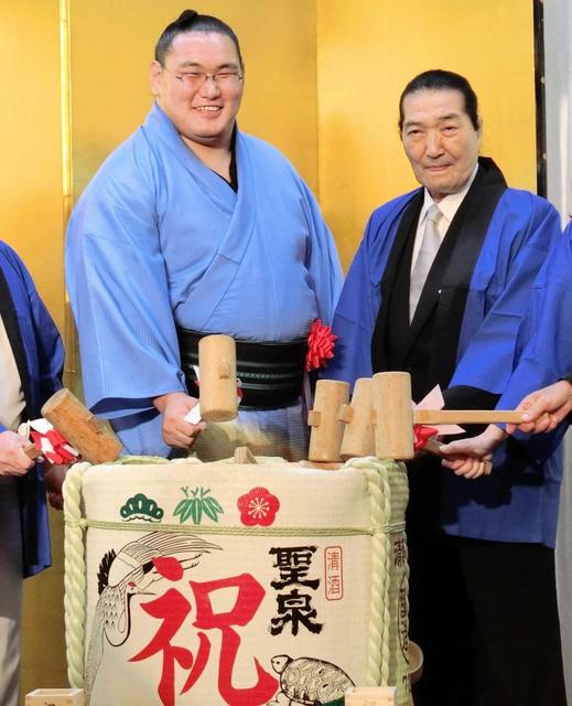 豊昇龍　祝賀会で横綱昇進誓った「いい相撲をとって勝ち取りたい」