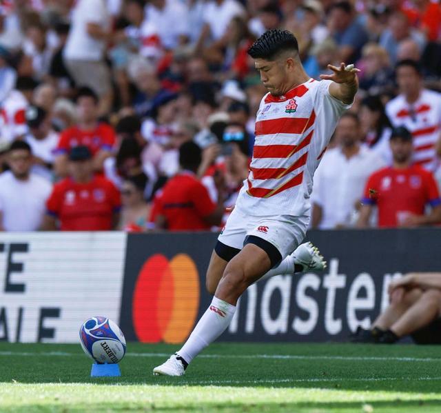 6トライ圧勝発進の日本 キック6本全成功の松田力也「この舞台で