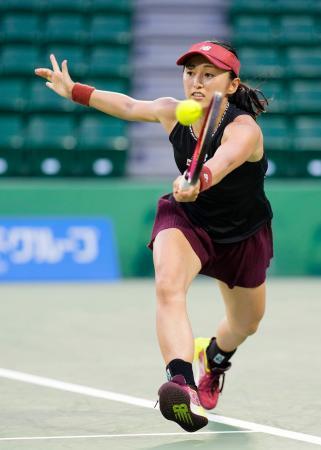 土居は初戦敗退　ジャパン女子テニス