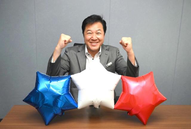 日本バレーボール協会・川合俊一会長 「前髪たらして