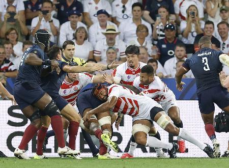 日本、まもなくイングランド戦　ラグビーＷ杯で歴史的初勝利狙う