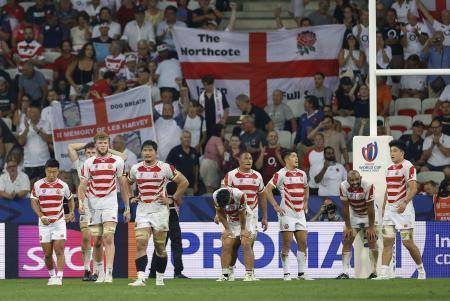 日本、イングランドに敗れる　ラグビーＷ杯、歴史的勝利ならず
