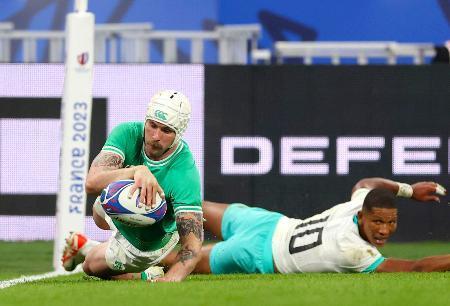 アイルランドが南アフリカ破る　ラグビーＷ杯第１１日、チリ敗退