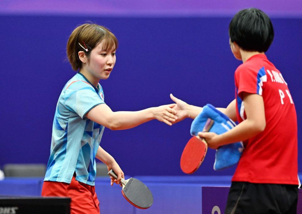 平野美宇 シングルス3回戦で敗退 北朝鮮選手に苦杯をなめた