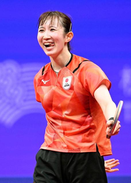 早田ひな　銅メダル以上確定　福原愛以来日本勢１３年ぶり「試合を楽しみたい」