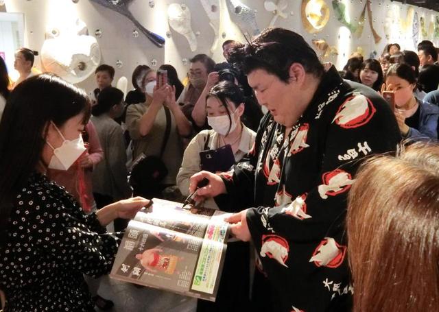 熱海富士　秋巡業の稽古で鼻血も人気にニッコリ「自分の相撲を見て下さっているんだなと。うれしい」