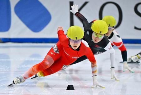 スケート菊池純、宮田ら優勝　距離別ショート第１日