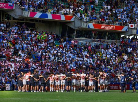 ラグビーＷ杯、観客は１８０万人　１次リーグで