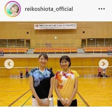 　潮田玲子インスタグラム（ｒｅｉｋｏｓｈｉｏｔａ＿ｏｆｆｉｃｉａｌ）から