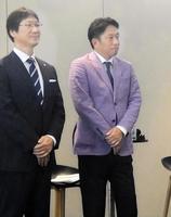 　トークショーに出席した（中央の）青学大の原晋監督