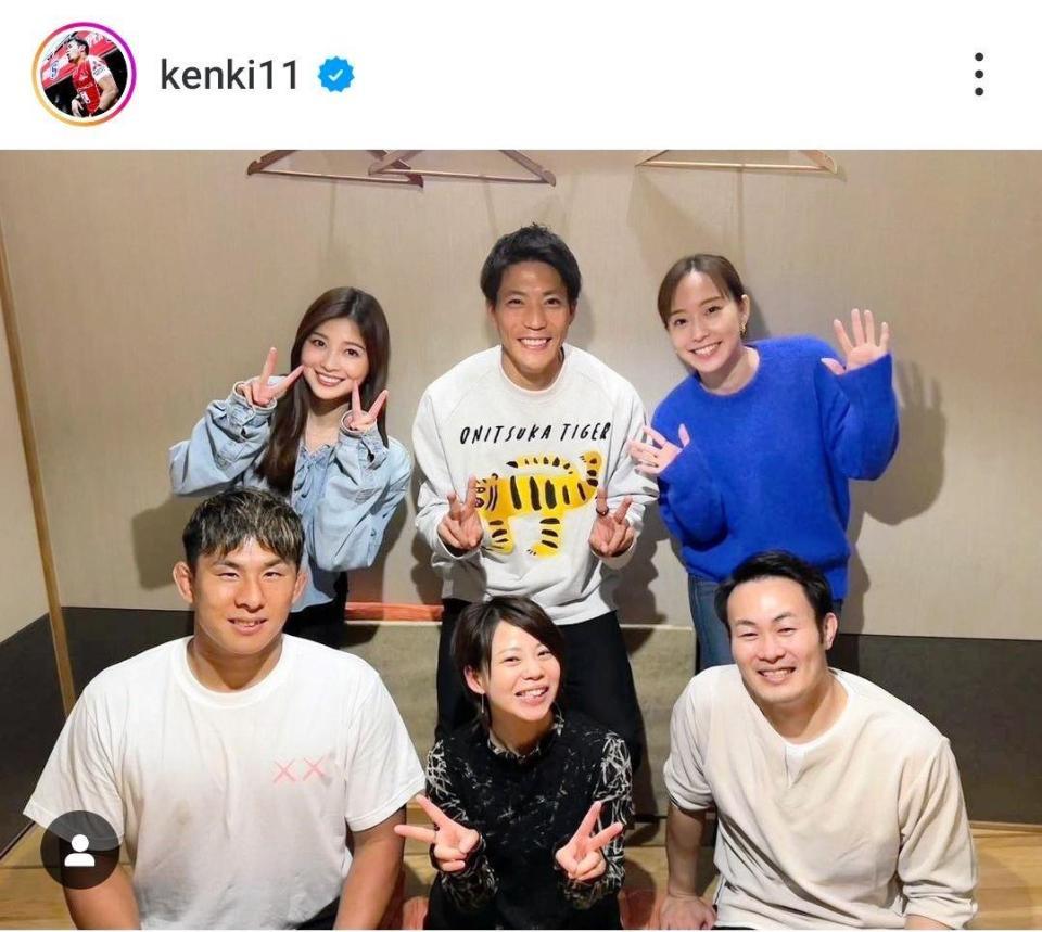 　福岡堅樹さんのインスタグラム（＠ｋｅｎｋｉ１１）から