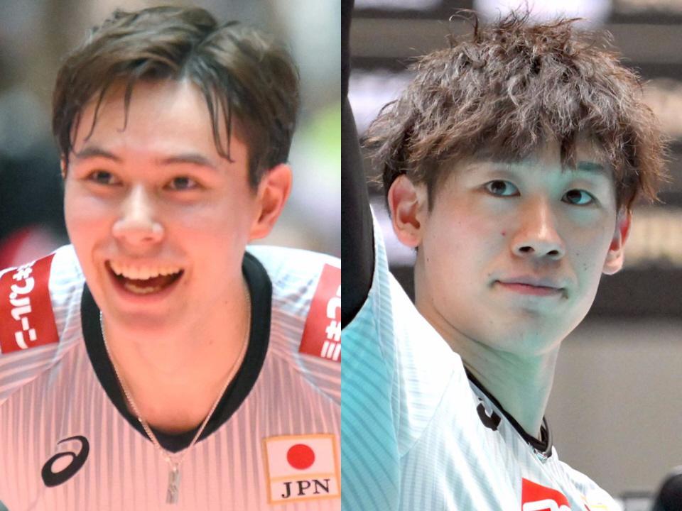 高橋藍＆石川祐希のテストマッチ、りりしいプレー姿に日本から