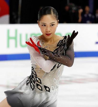 フィギュア吉田陽菜　日本勢トップ４位　演技後半の２連続３回転成功「表彰台を目指していけるように」