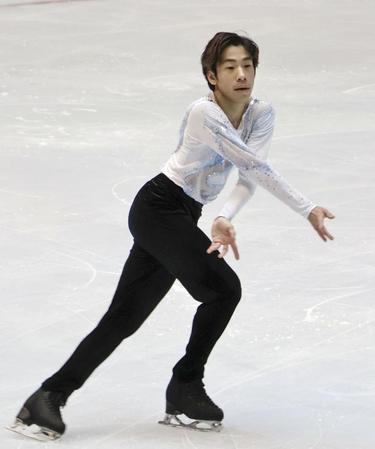 　フィギュアスケート西日本選手権の男子ＳＰで７位の織田信成