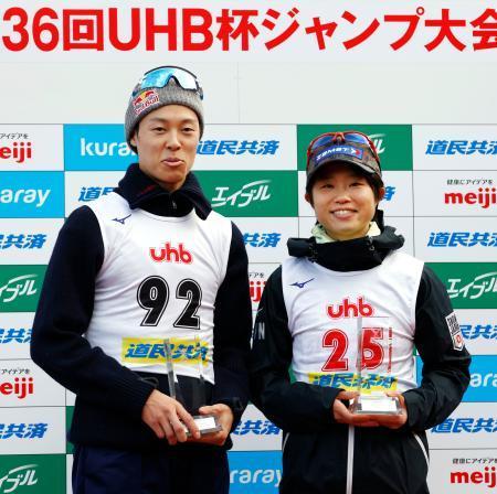 ジャンプ、小林陵と伊藤が優勝　ＵＨＢ杯、札幌・大倉山