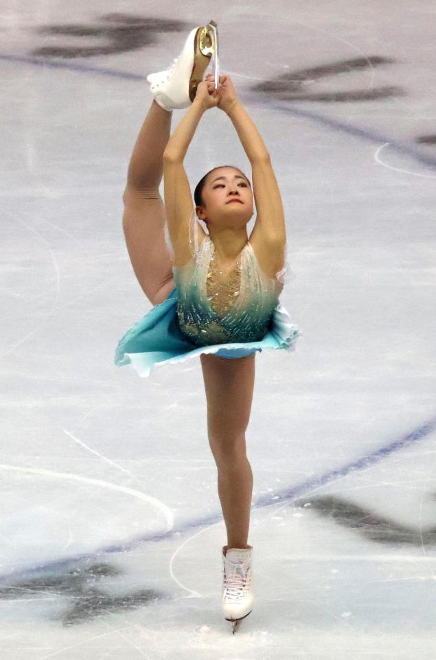 ジュニア女子で優勝した島田麻央