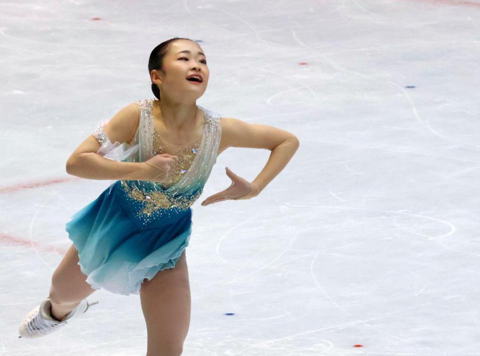 ジュニア女子で優勝した島田麻央