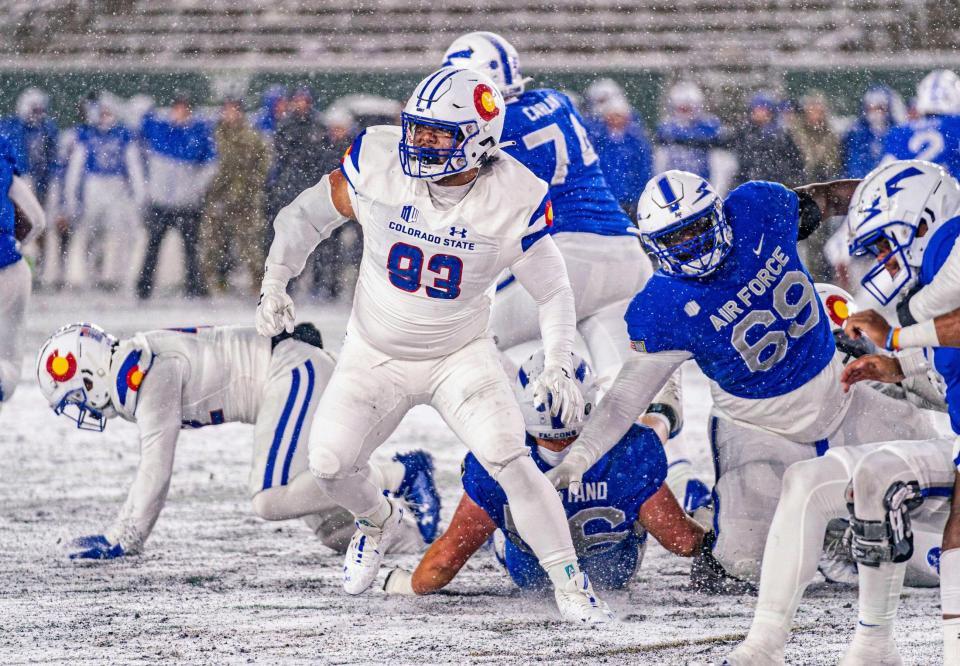 　ＮＣＡＡの公式戦に初出場した花田秀虎（９３）（コロラド州立大提供・共同）