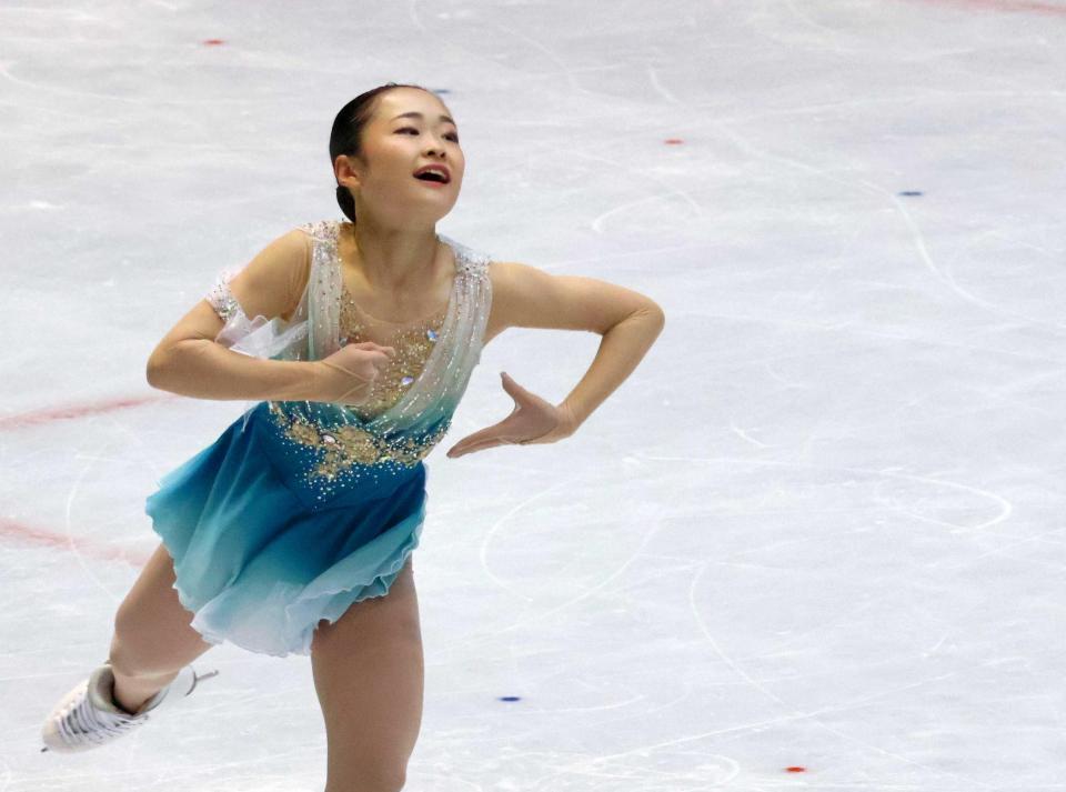 　ジュニア女子で優勝した島田麻央