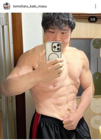 　元舛ノ山・加藤大晴さんインスタグラム（＠ｔｏｍｏｈａｒｕ＿ｋａｔｏ＿ｍａｓｕ）から