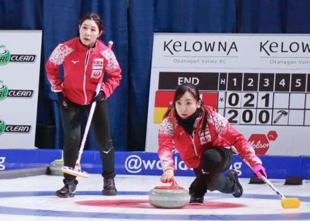 カーリング女子の日本は決勝進出　パンコンチネンタル選手権