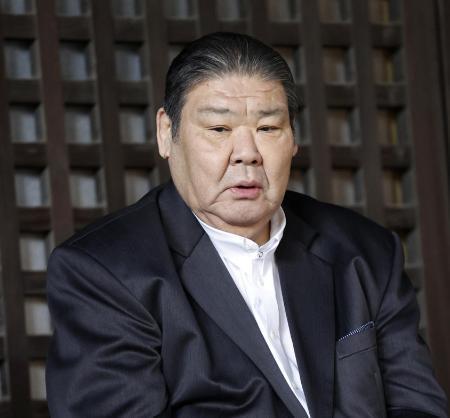 元大関朝潮の死因は小腸がん　死去は２日、妻の恵さん明かす