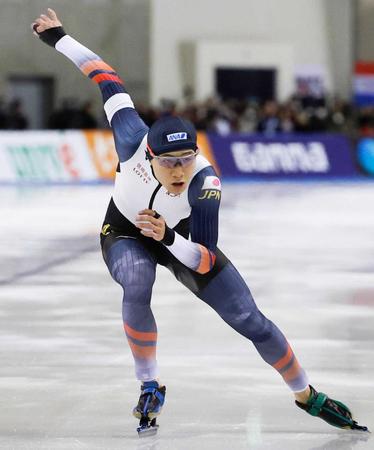 　男子５００メートルで優勝した森重航