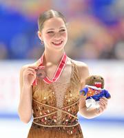 　３位のニナ・ピンザロネ（撮影・中田匡峻）