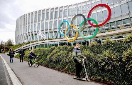 　スイスのローザンヌにあるＩＯＣ本部（タス＝共同）