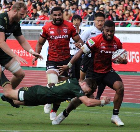 ラグビー　トヨタは開幕２連勝ならず　バレット「連係はまだ課題」観衆３万人超には感謝