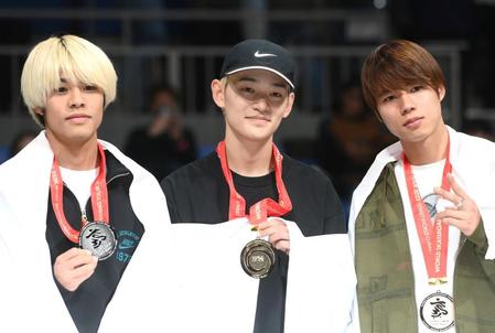 スケートボード世界選手権　日本勢が表彰台独占　堀米「日本がハイレベルになってきた」