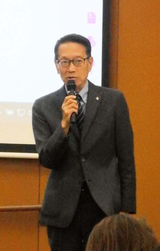 　第１００回箱根駅伝に出場する立大の原田昭夫長距離総監督