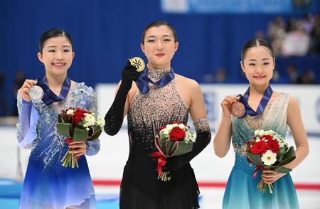 坂本花織が３連覇　２位が千葉百音、３位は２年連続の島田麻央