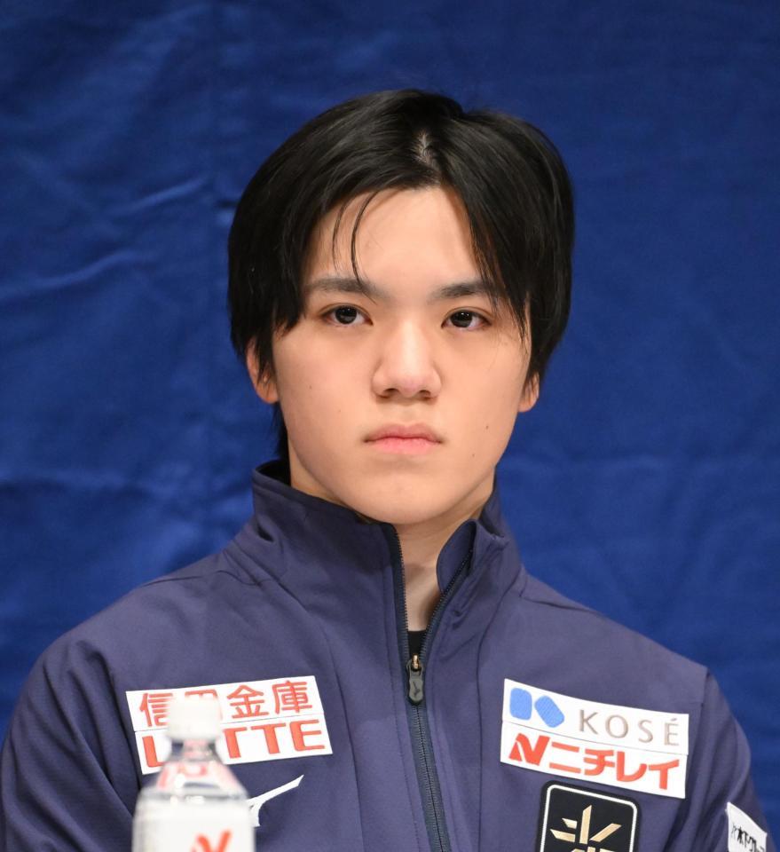 　世界選手権に出場する宇野昌磨（撮影・佐々木彰尚）