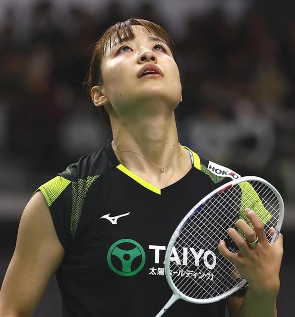 バドミントン 奥原希望 選手 直筆サイン入り アシックス Tシャツ L レア 奥原希望、初戦で姿消す「ショットのずれや甘さが出てしまった