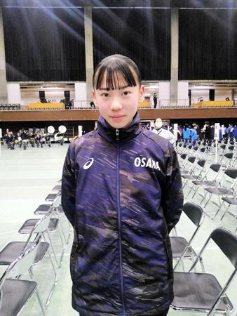 　開会式に出席した久保凛