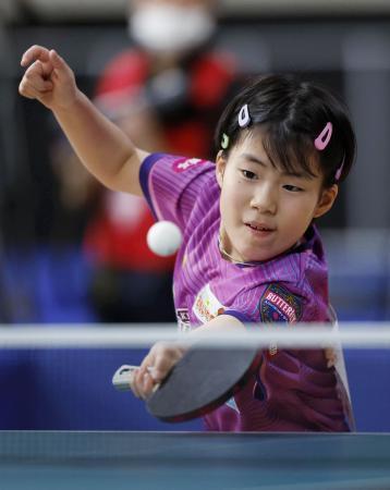 ジュニア松島美空が２回戦へ　卓球の全日本選手権開幕