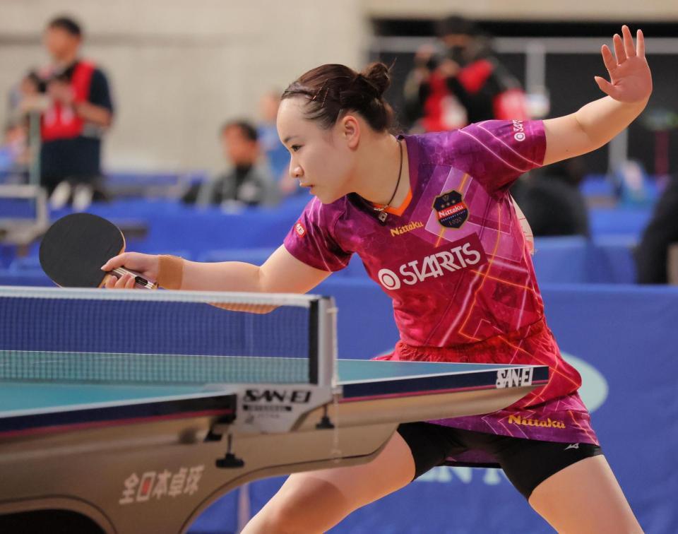 伊藤美誠 いきなり大苦戦も4－3で初戦突破 残り1枠のパリ五輪