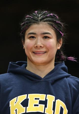 　レスリングのパリ五輪代表に決まった尾崎野乃香