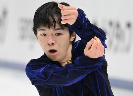 鍵山優真がＳＰ首位発進！今季自己最高１０６・８２点で初Ｖへ好調　佐藤駿が２位、山本草太が３位　四大陸選手権