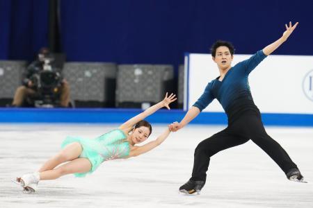 木原・三浦組２位「目標クリア」　四大陸フィギュアで復帰