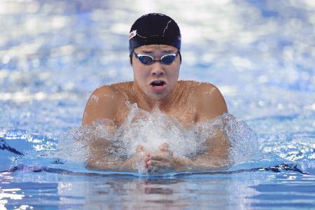 広島が準決勝へ、２００ｍ平　世界水泳第１４日