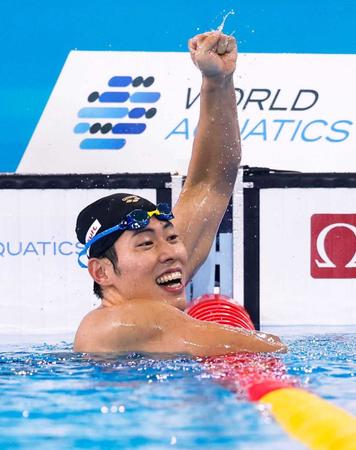 本多灯　２００メートルバタフライで金　世界選手権で日本勢初「五輪に向けて準備ができた」