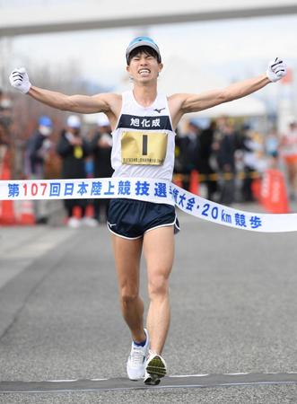 東京五輪銀の池田向希が大会新で２連覇、パリ内定　競歩２０キロ「記録意識したがゴールを第一に」　みちょぱのはとこ
