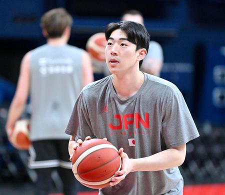 バスケ男子日本代表・最年少１８歳川島　パリ五輪へアピール誓った「アグレッシブな守備を意識していきたい」