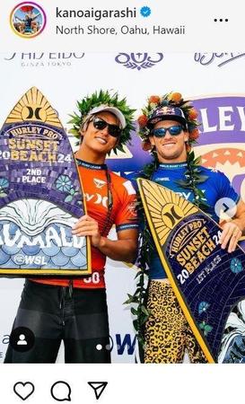 　五十嵐カノアのＩｎｓｔａｇｒａｍ（＠ｋａｎｏａｉｇａｒａｓｈｉ））より