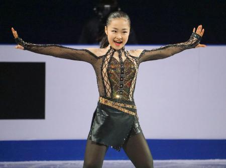 フィギュア、島田ら華麗に舞う　世界Ｊｒ．エキシビション