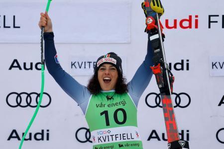 ブリニョネが今季４勝目　Ｗ杯女子スーパー大回転