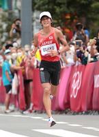 　東京五輪・男子マラソンで力走＝２１年８月８日、札幌市