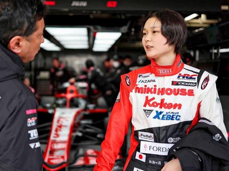 　全日本スーパーフォーミュラ選手権に日本人女性として初めて出場した野田樹潤　（ｃ）ＪＲＰ